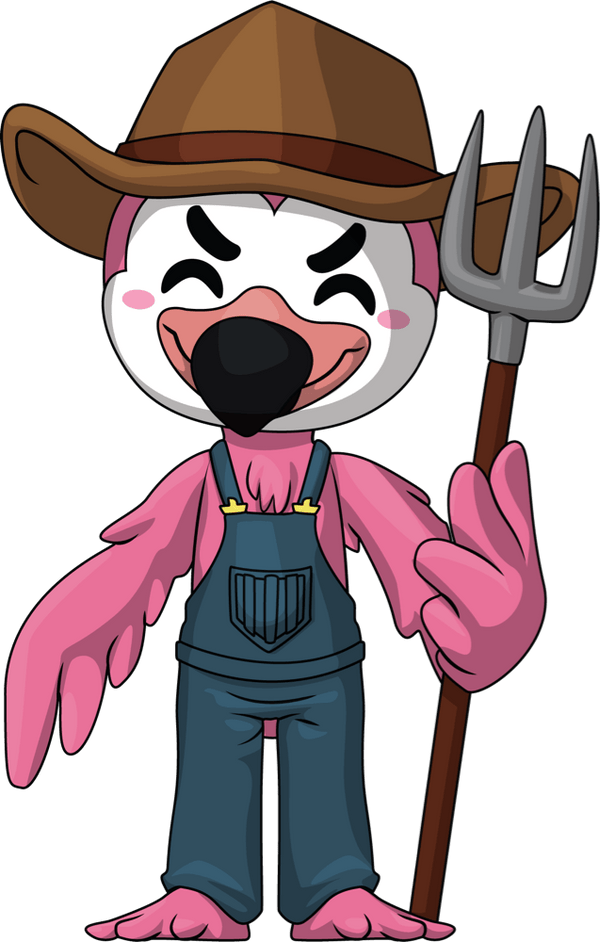 Farmer Flamingo