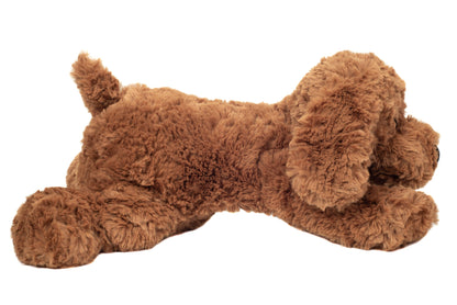 Peluche chien marron