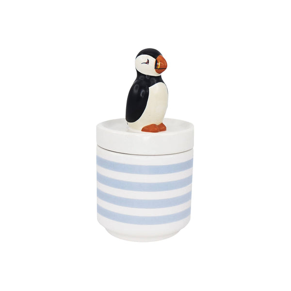 Boîte à bijoux en céramique Macareux RSPB