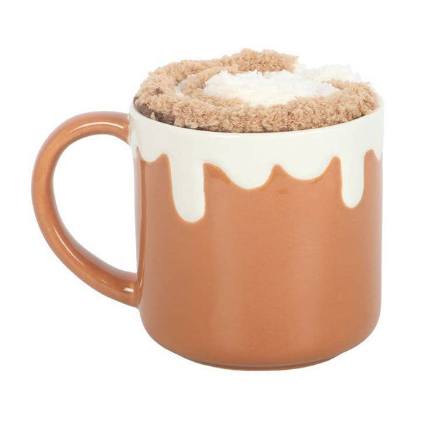 Cinnamon Roll Mug & Socks