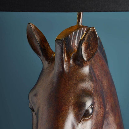 Lampadaire Amadeus, marron, 47 x 40 x 153 cm