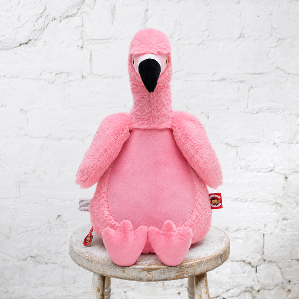 Peluche flamant rose Strawberry à rembourrage amovible - Cubbies