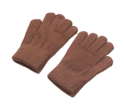 Set de invierno marrón - Letras divertidas del alfabeto