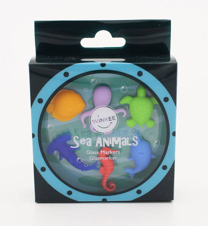 Marine Animal Glass Markers