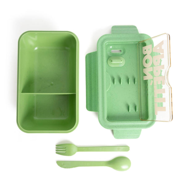 Boîte à Déjeuner Verte Bon Appétit Helio Ferretti Vue 2
