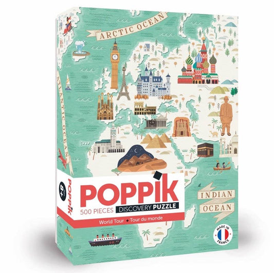 Puzzel - Rond de wereld - 500 stukjes