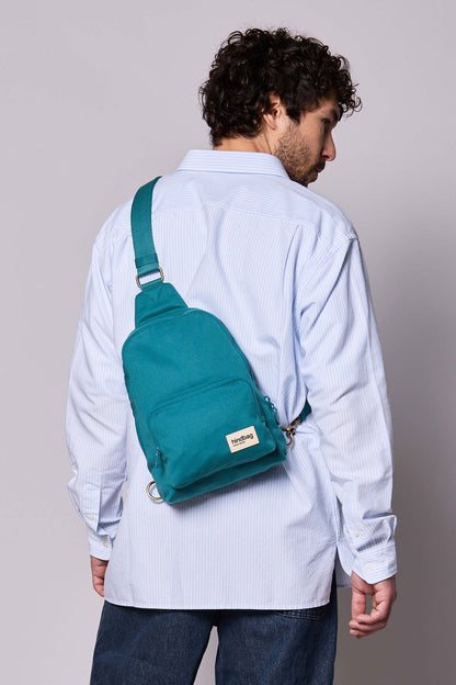 Sling bag Felix Bleu paon