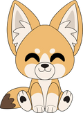 Fennec de peluche 