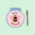 Carnet en Forme d'Abeille Heureuse