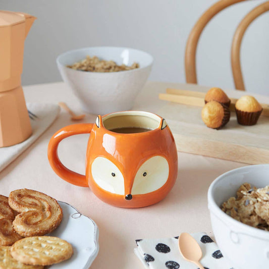Fox round mug