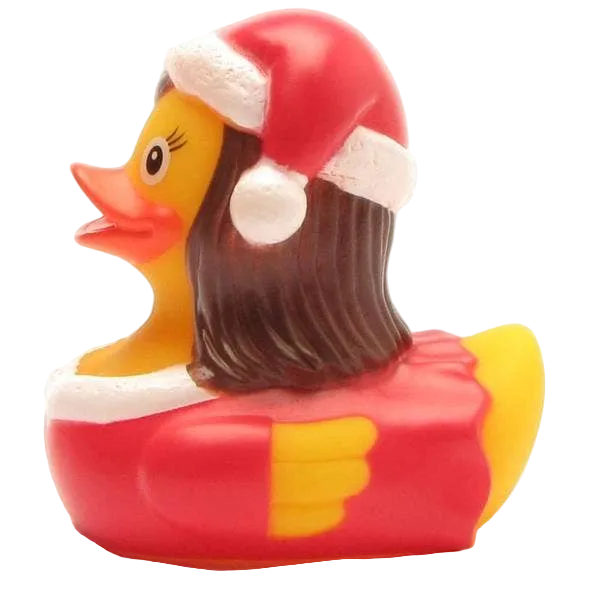 El patito de goma de Papá Noel - patito de goma