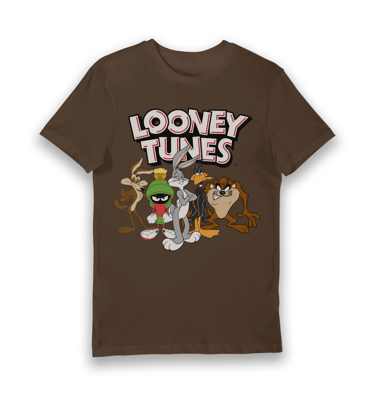 T-shirt Looney Tunes groupe avec logo