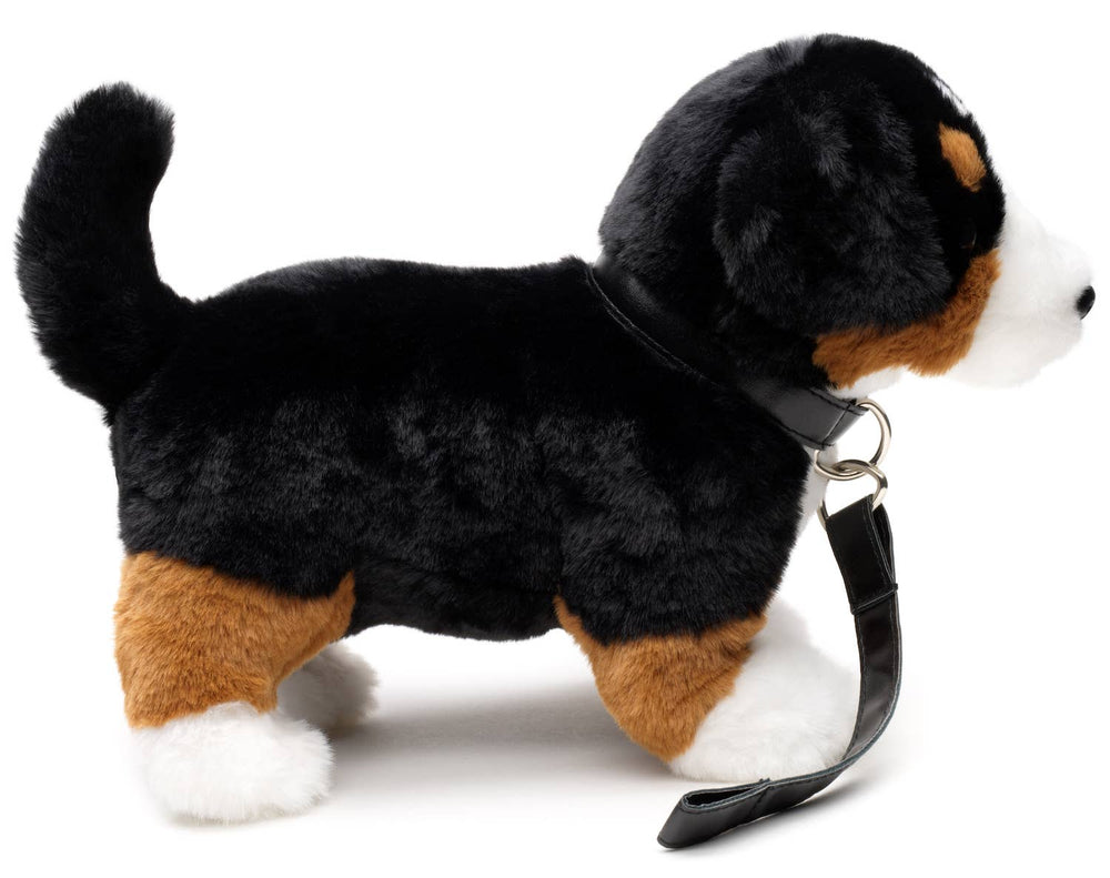 Peluche Bouvier Bernois Debout avec Laisse Uni Toys – 29 cm