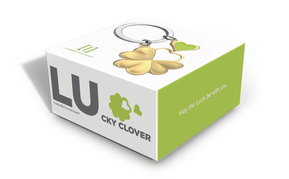 Porte-clés Trèfle à quatre feuilles