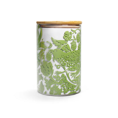 Récipient de stockage alimentaire en verre William Morris - vert sauge