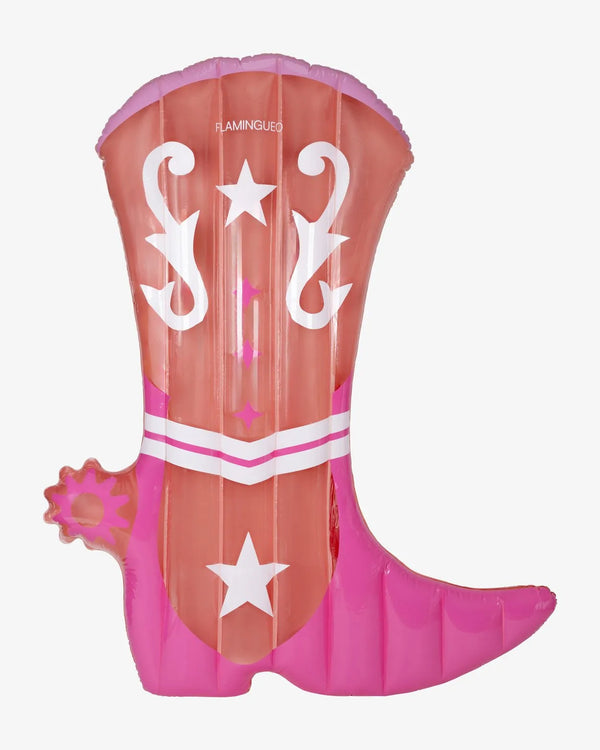 Flotador bota cowboy rosa - BANDIDA