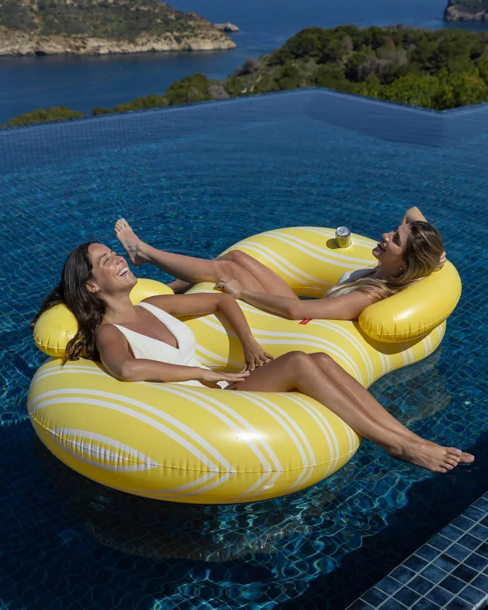 Flotador donut doble amarillo - LISBON