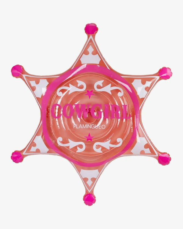 Flotador estrella cowboy naranja - TEXAS
