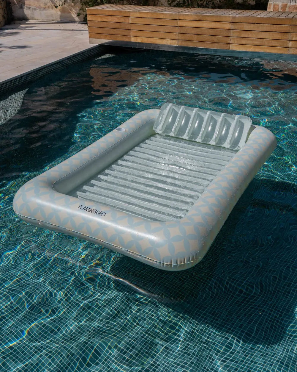 Flotador tanning pool aguamarina - ELSA