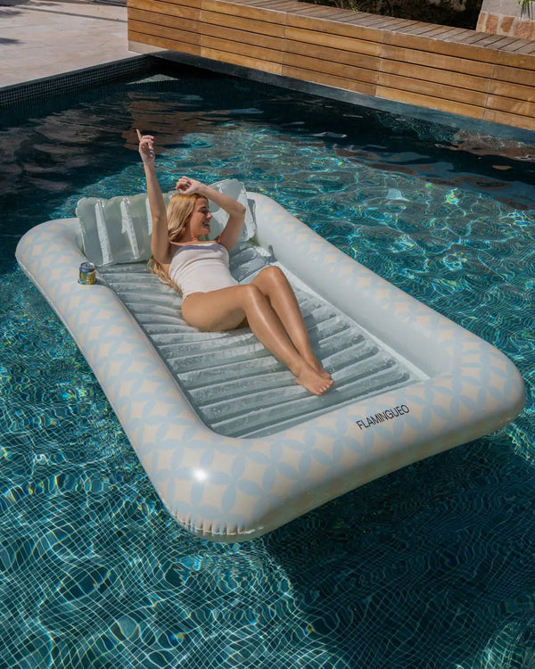 Flotador tanning pool aguamarina - ELSA