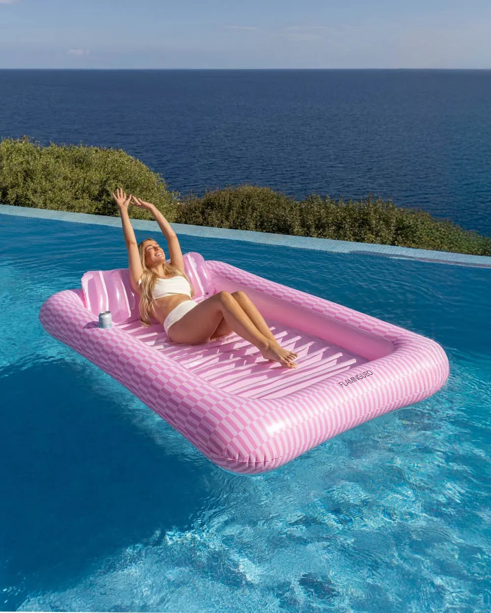 Flotador tanning pool rosa - PORTOFINO