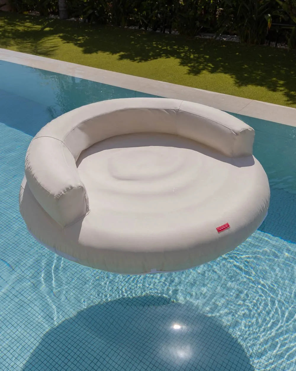Flotador tumbona redonda beige - BABYLON