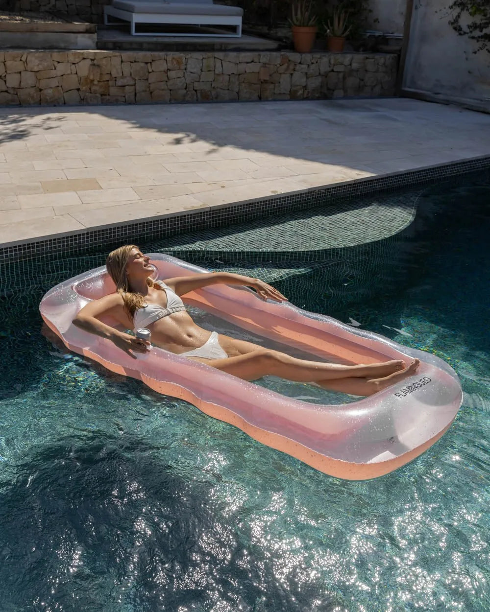 Flotador tumbona rosa - SERENITY