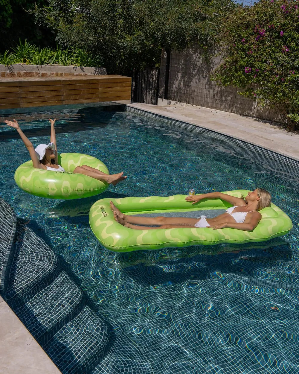 Flotador tumbona verde - ENERGY