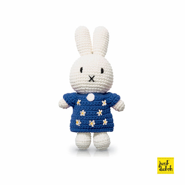Peluche all'uncinetto Miffy il coniglio - Vestito a fiori 