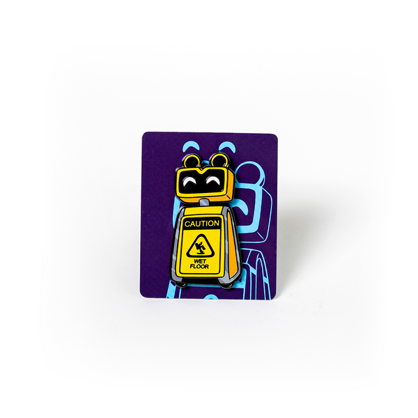 Wet Floor Sign Pin