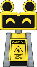 Figurine Wet Floor Bot