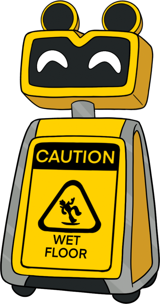 Wet Floor Sign Pin