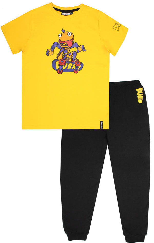 Pyjama Fortnite – with Durr Burger Beef Boss Motif