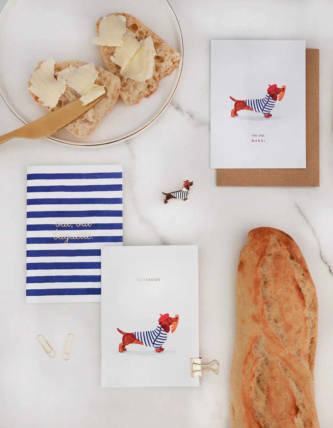 Oui oui Merci - Greeting card