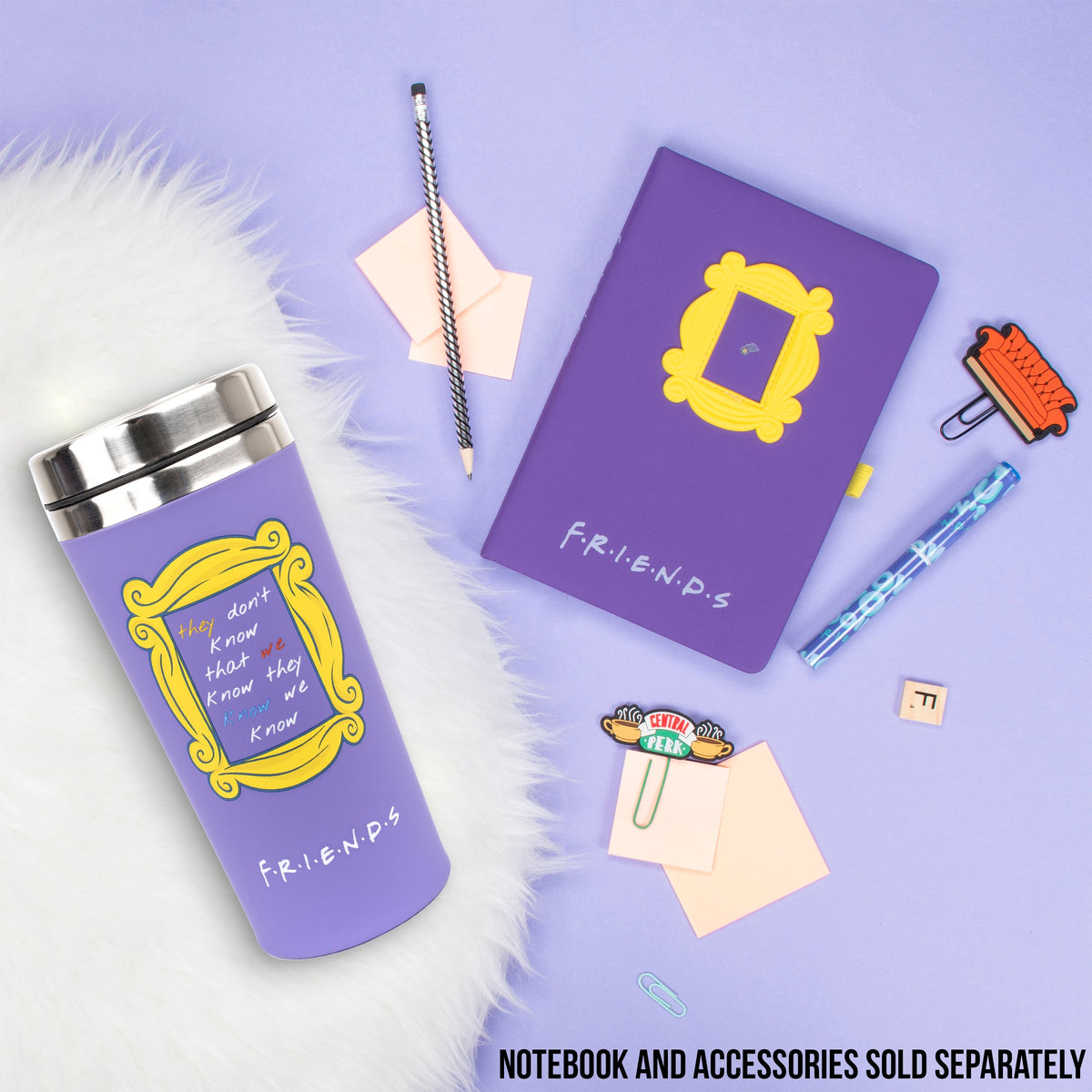 Mug isotherme Friends – violet – 450 ml