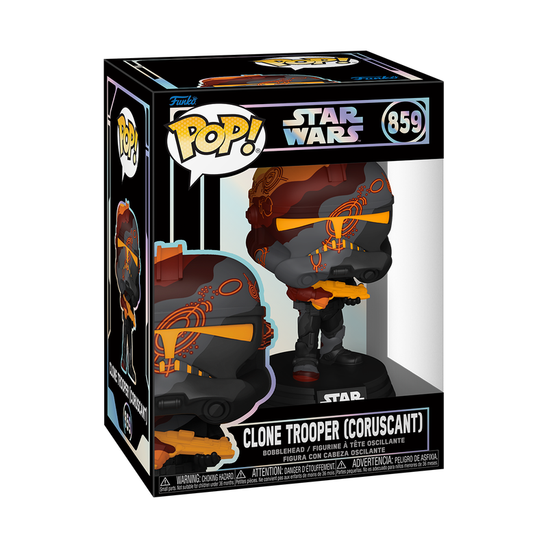 Funko Pop! Clone Trooper Coruscant 859 - boîte officielle Funko