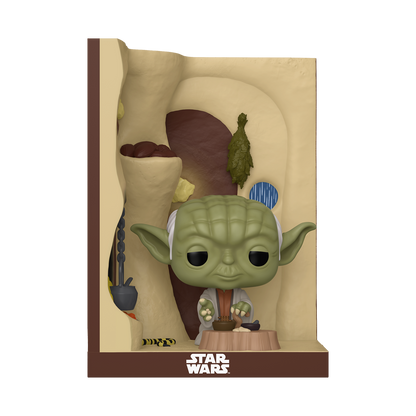 Pop! Nooks Yoda in His Hut - vue officielle Funko 1