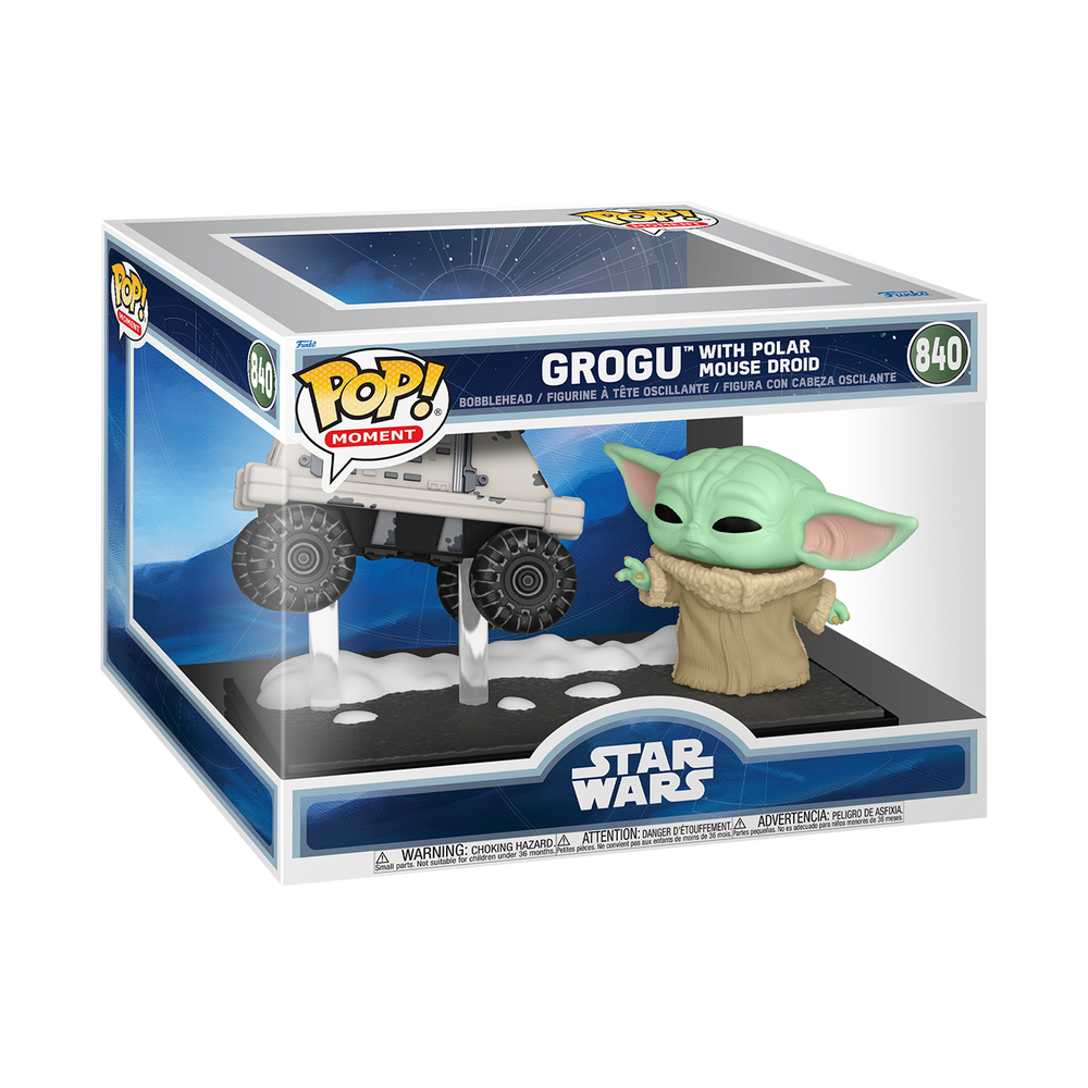 Pop! Moment Grogu with Polar Mouse Droid