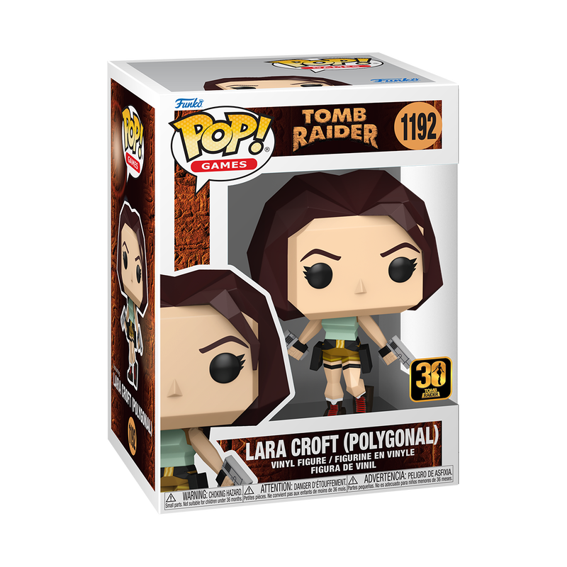 Funko Pop! Lara Croft Polygonal 1192 - boîte officielle Funko