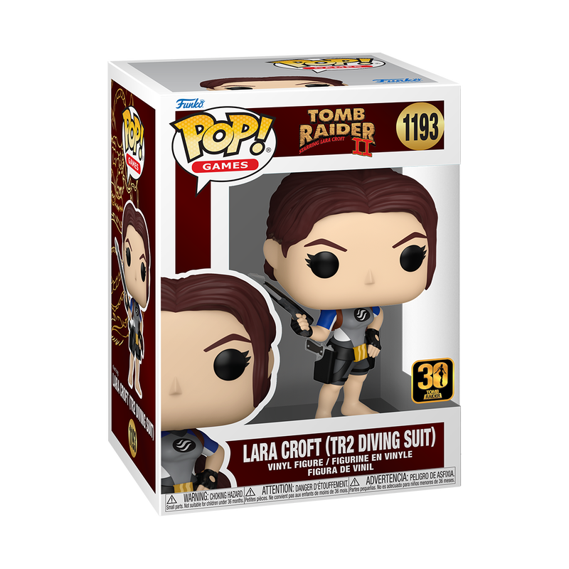 Funko Pop! Lara Croft TR2 Diving Suit 1193 - boîte officielle Funko