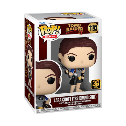Funko Pop! Lara Croft TR2 Diving Suit 1193 - boîte officielle Funko