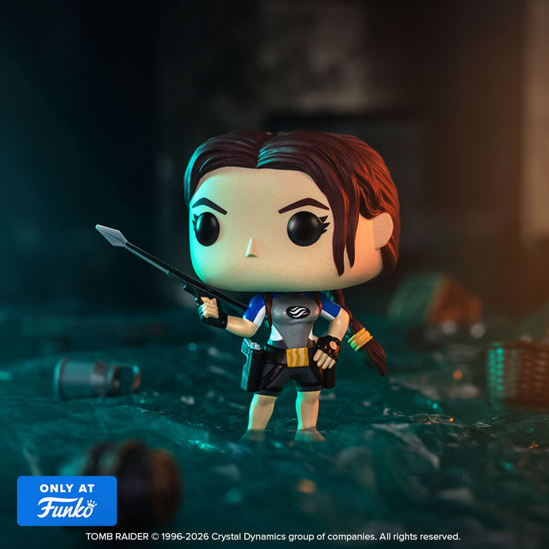 Funko Pop! Lara Croft TR2 Diving Suit 1193 - visuel lifestyle officiel Funko