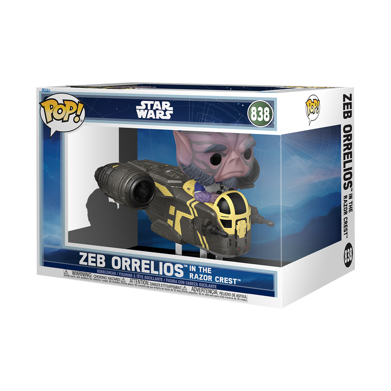 Pop! Rides Deluxe Zeb Orrelios in the Razor Crest