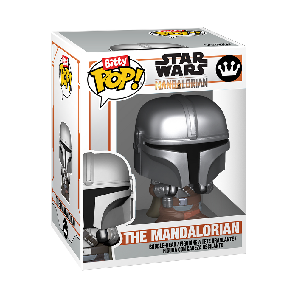 Bitty Pop! Rides The Mandalorian in N1 Starfighter (with Grogu)