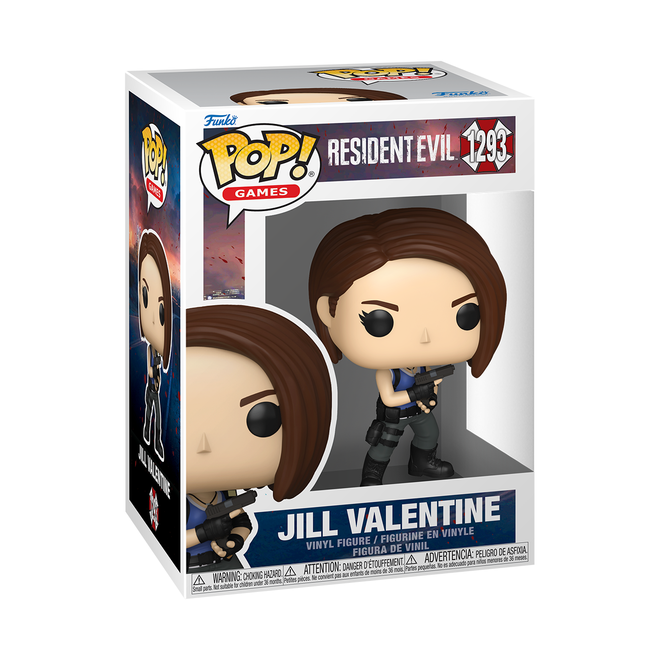 Funko Pop! Jill Valentine 1293 - boîte officielle Funko
