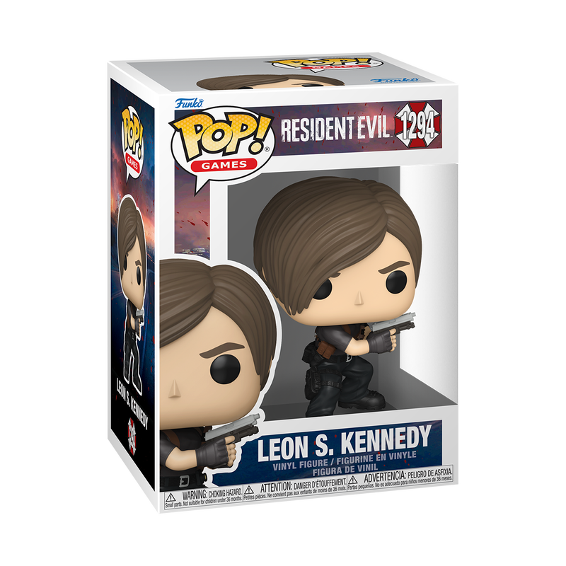 Funko Pop! Leon Kennedy 1294 - boîte officielle Funko