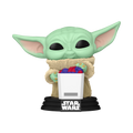 Pop! Grogu with Snack (Flocked)