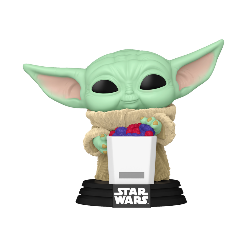 Pop! Grogu with Snack (Flocked) #825 - vue 1