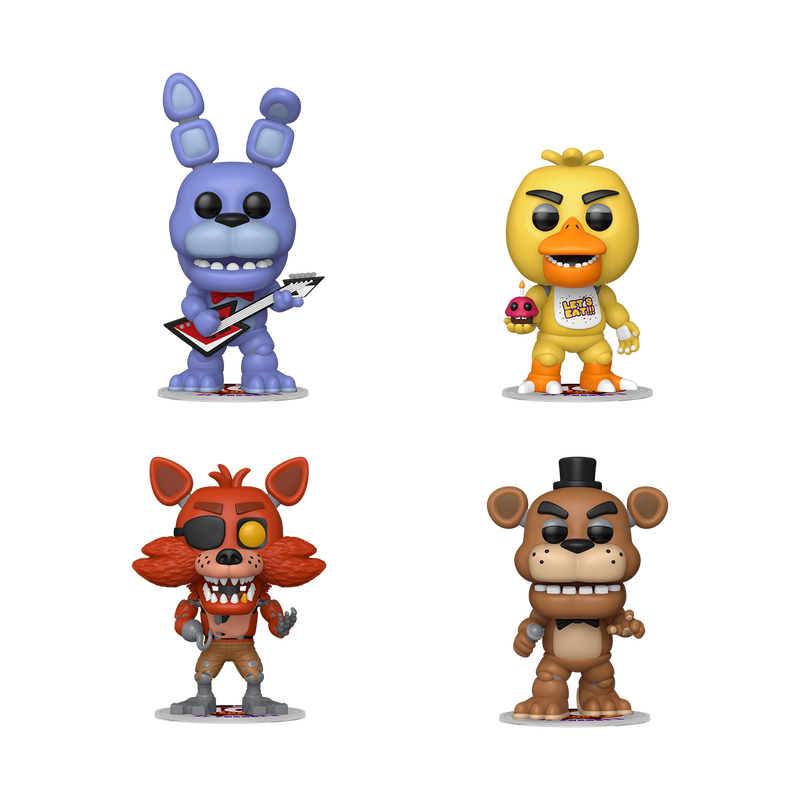 Funko Pop! Five Nights at Freddy's 4-Pack - visuel officiel Funko