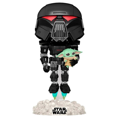 star wars pop n 488 dark trooper w grogu sp edit